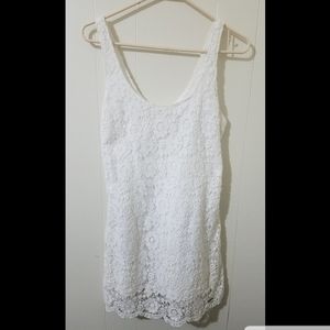 Abercrombie and Fitch White Lace Dress Size 6